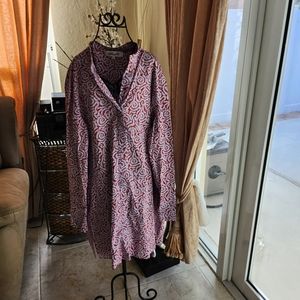 Diane Von Furstenberg Red and White Dress